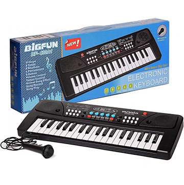 Electronic Key Board with Microphone (COD Available)